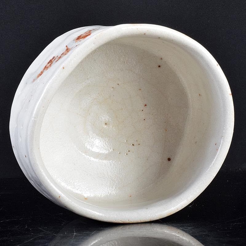 Amazon.co.jp: 茶道具 加藤唐九郎 一無斎（一ム斎）作 広沢銘 志野茶碗